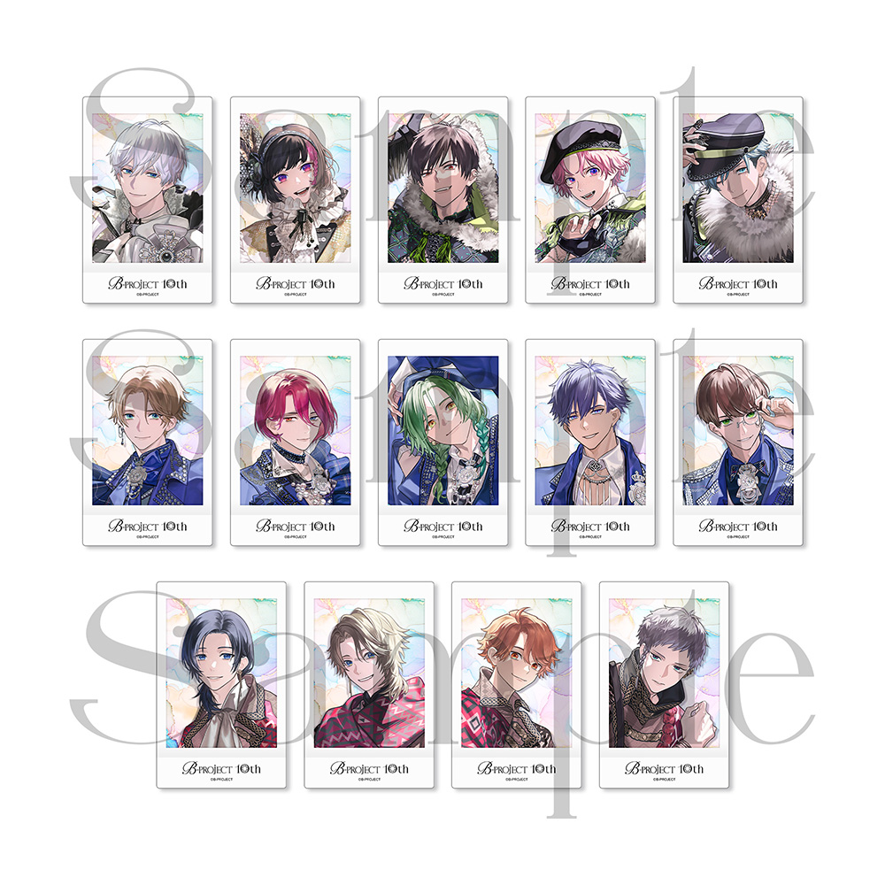 B-PROJECT Bプロ 10th 後半　特典　箔押しサイン ブロマイド 釈村 B-PROJECT Bプロ 10th 後半 特典 箔押しサイン ブロマイド 釈村